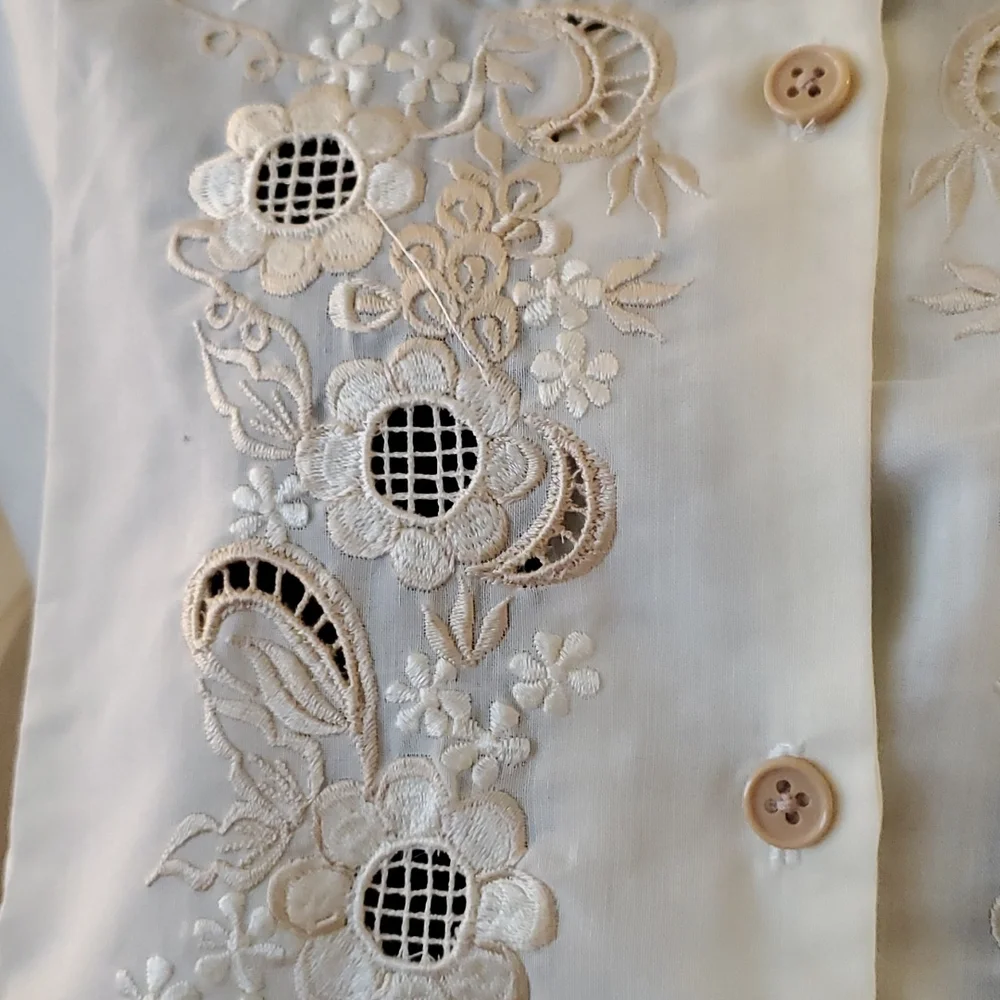 Vintage Embroidered Top / Blouse - Picture 3 of 7
